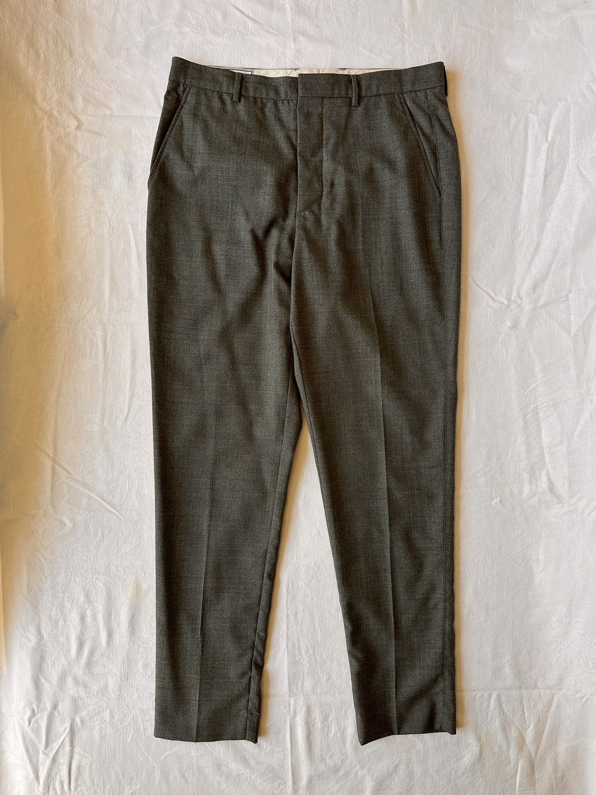 AMI Grey Ami Paris Suit Pant Size US 31 - 1 Thumbnail