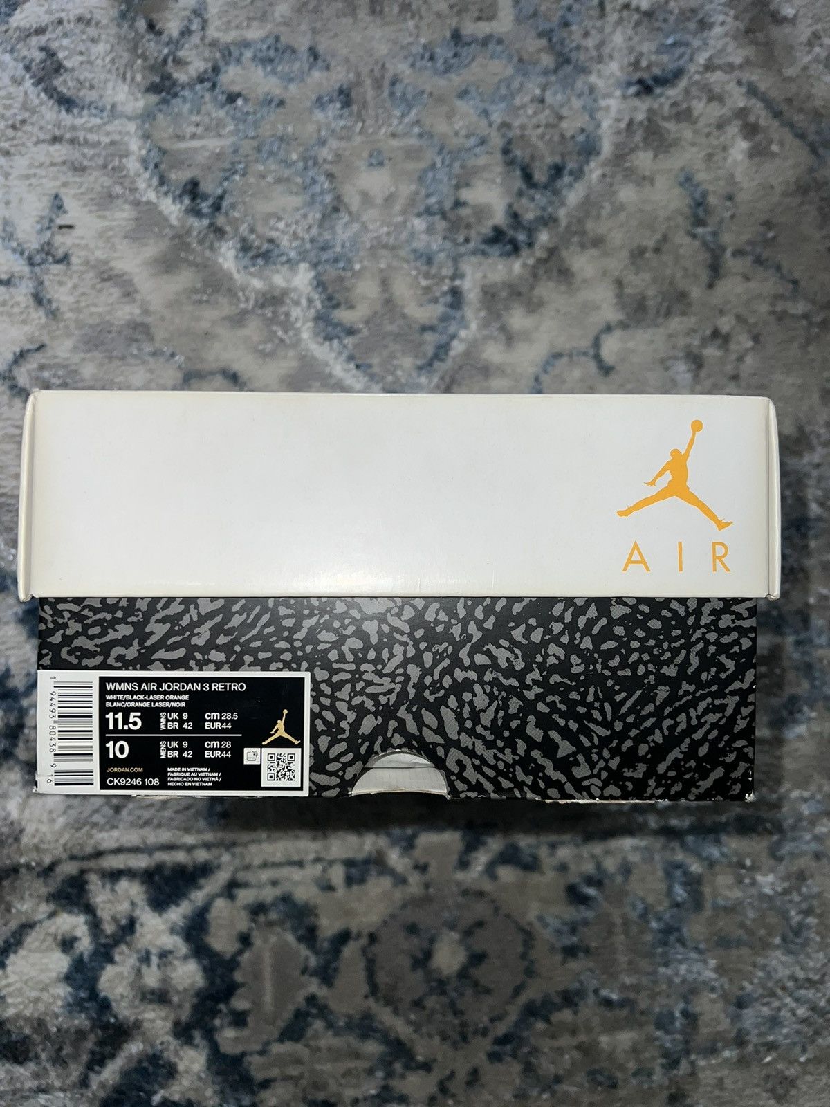 Jordan Brand Jordan 3 laser orange Size US 11.5 / EU 44-45 - 9 Thumbnail