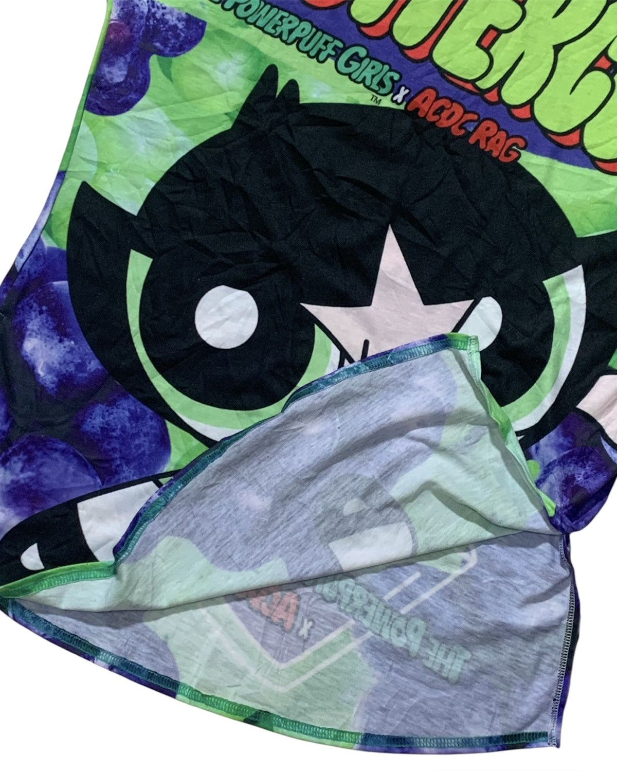 Japanese Brand 2000s ACDC Rag x Powerpuff Girl - Fullprinted Top Size US XL / EU 56 / 4 - 3 Thumbnail