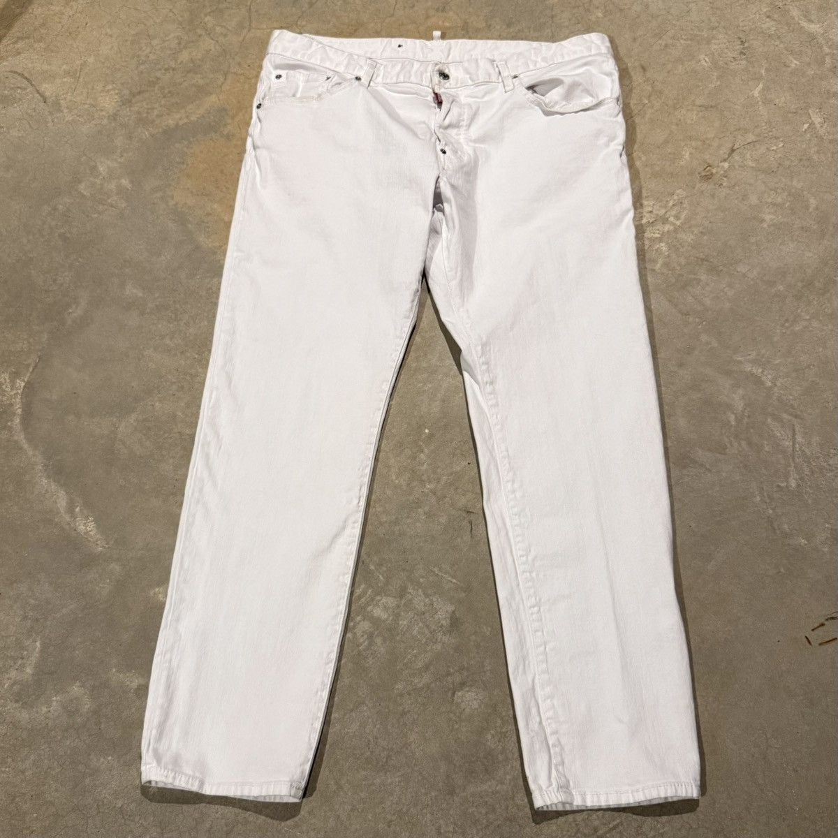 Dsquared2 Dsquared2 White Bull Cool Guy Logo Denim Jeans Size US 40 / EU 56 - 2 Thumbnail