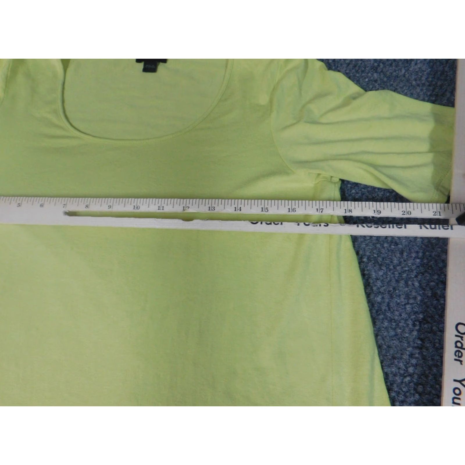 J. Jill J. Jill Blouse Tunic Short Sleeve Crew Neck Green Rayon Stretch Cap Sleeve Button Pullover Casual Women S Regular Size S Size S / US 4 / IT 40 - 4 Thumbnail