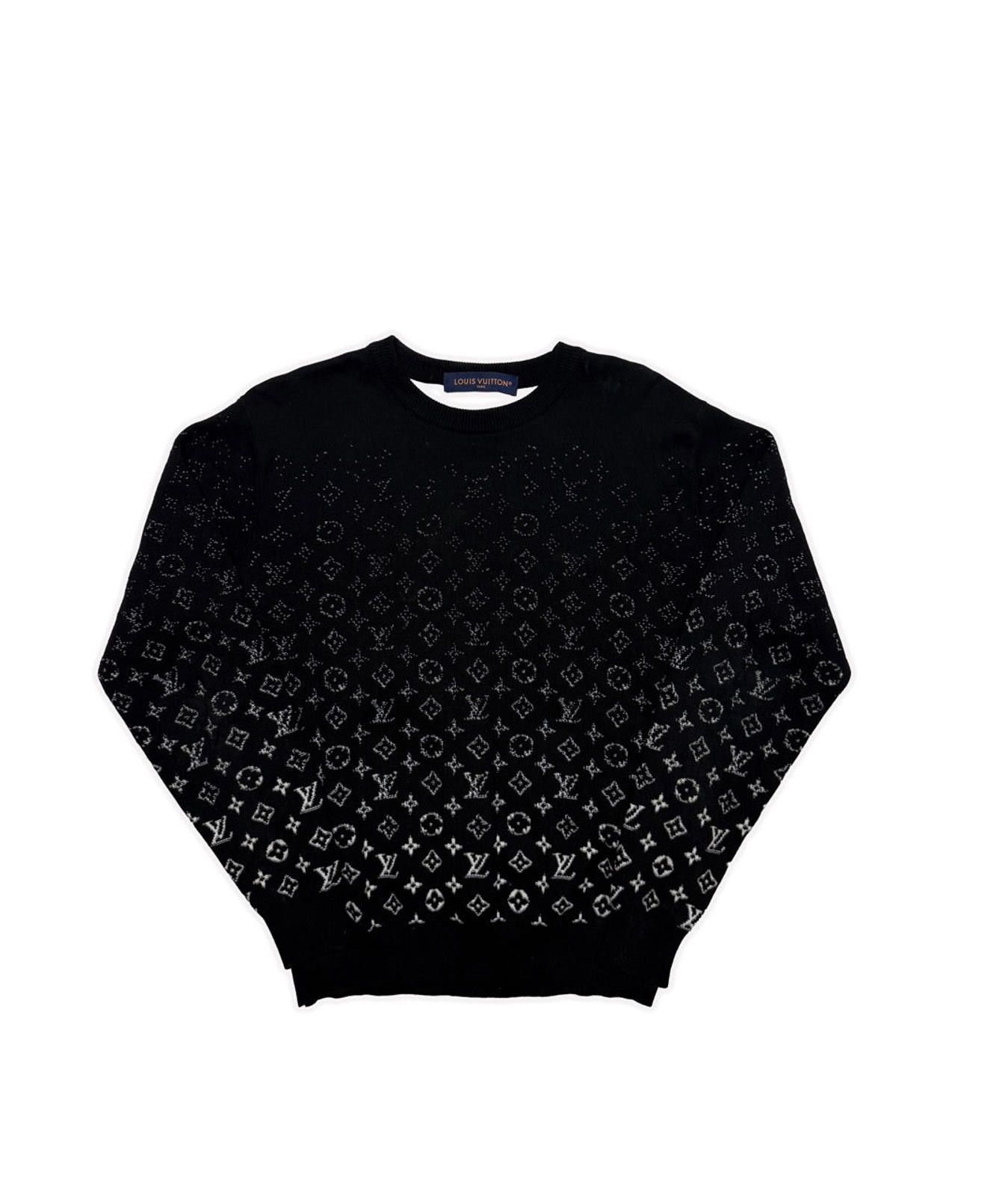 Louis Vuitton Louis Vuitton LVSE Monogram Degradé Crewneck Black Sweater Size US XS / EU 42 / 0 - 1 Thumbnail