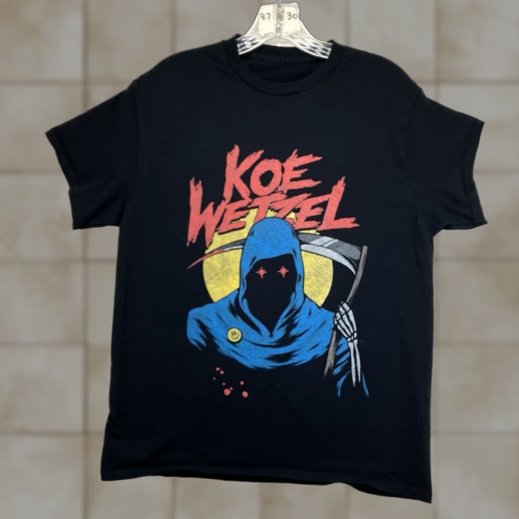 Next Level VINTAGE Koe Wetzel Road to Hell Paso Part 2 Black Short Sleeve T-Shirt Mens Small Band Concert Graphic Cotton Size US S / EU 44-46 / 1 - 1 Thumbnail