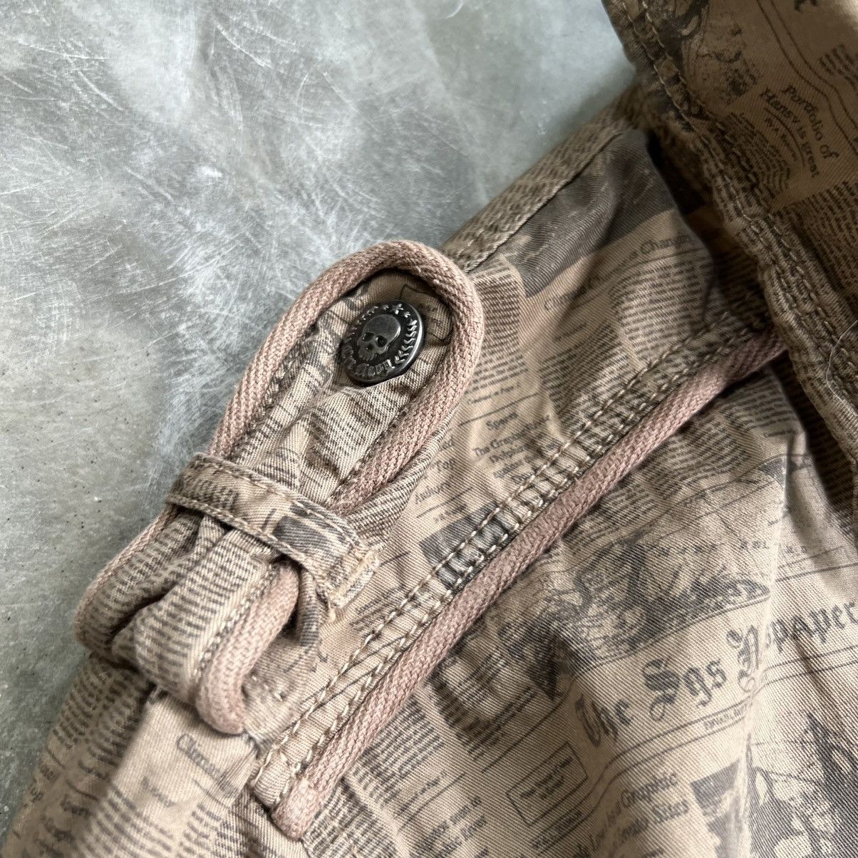 Seditionaries Doublefocus News Paper Skull Neck Belt Jacket Size US L / EU 52-54 / 3 - 5 Thumbnail
