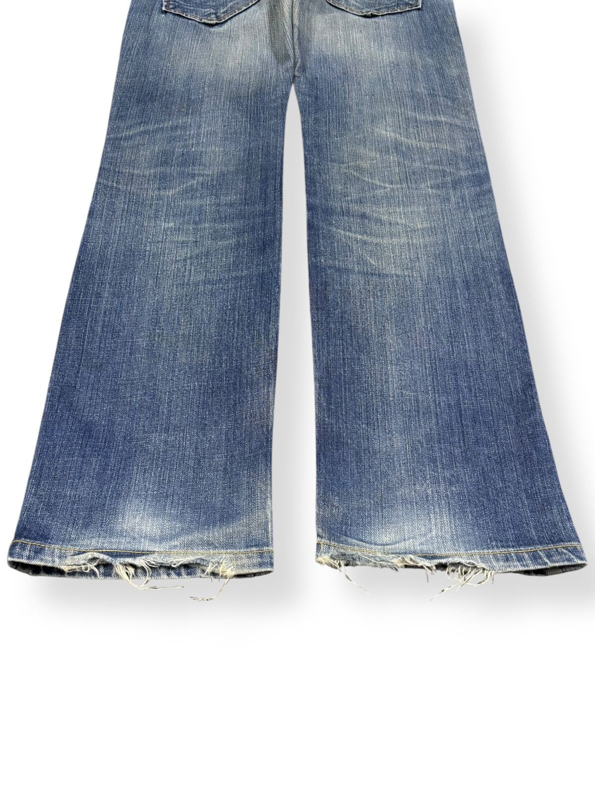 Global Work Japanese Brand Global Work Mud Wash Distressed Grunge Jeans Size US 33 - 12 Thumbnail