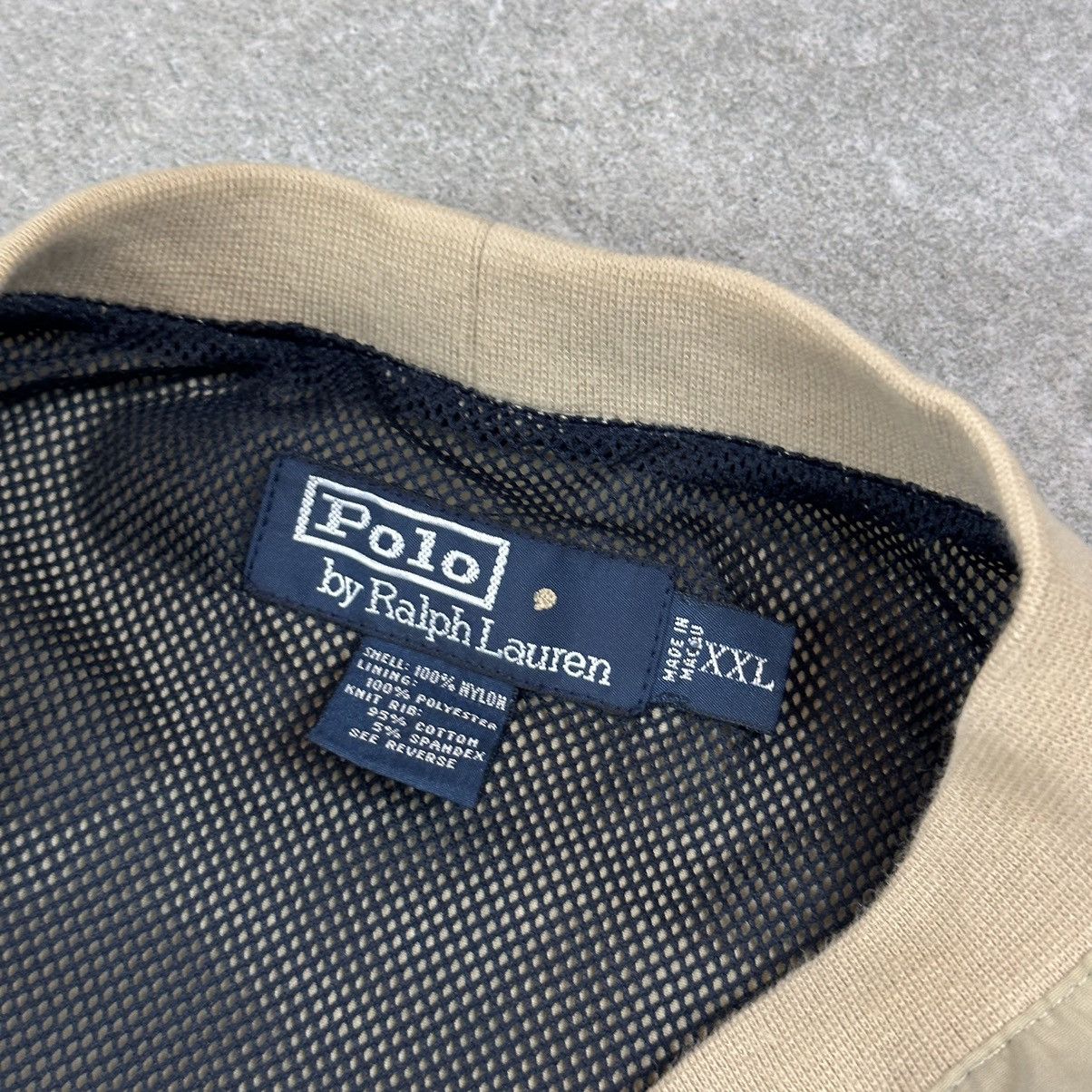 Designer × Polo Ralph Lauren Polo Ralph Lauren beige nylon sweatshirt XL golf oversize Size US XL / EU 56 / 4 - 4 Thumbnail
