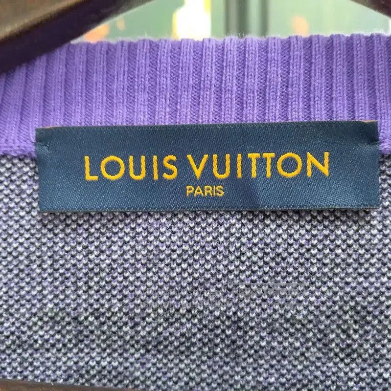 Louis Vuitton Louis Vuitton Men's Summer Purple Knit Sweater . Size US M / EU 48-50 / 2 - 3 Thumbnail