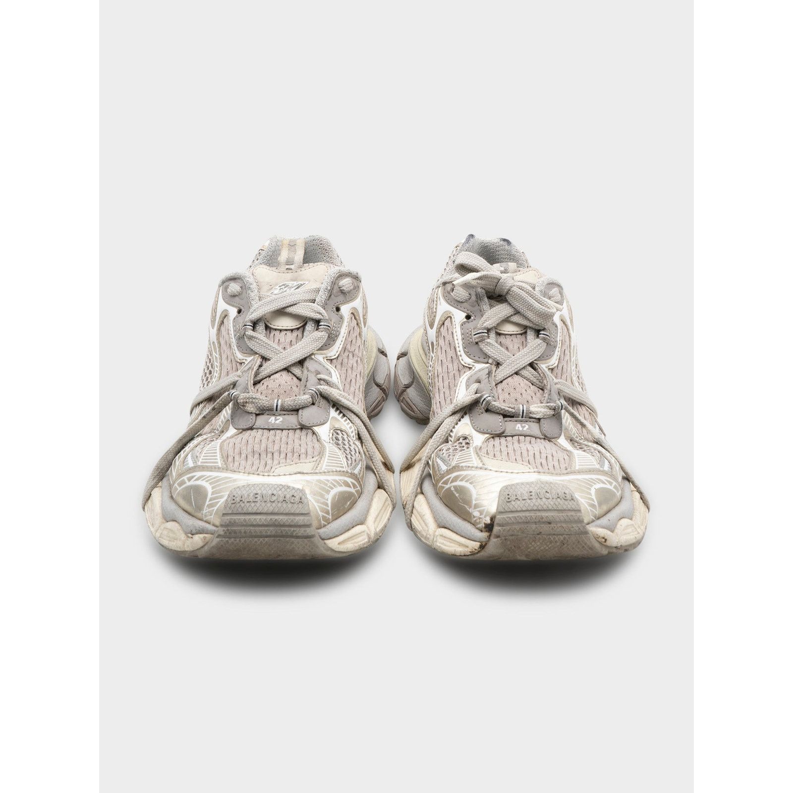 Balenciaga Eggshell XL Sneakers Size US 9 / EU 42 - 2 Thumbnail