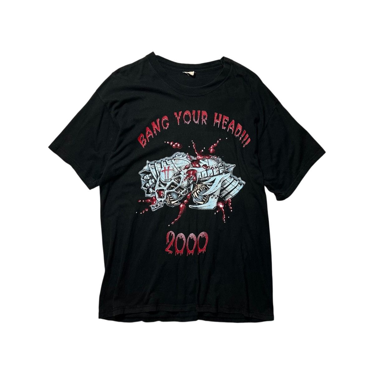 Vintage Vintage 2000s Bang Your Head Music Festival Graphic T-Shirt Size US L / EU 52-54 / 3 - 1 Thumbnail