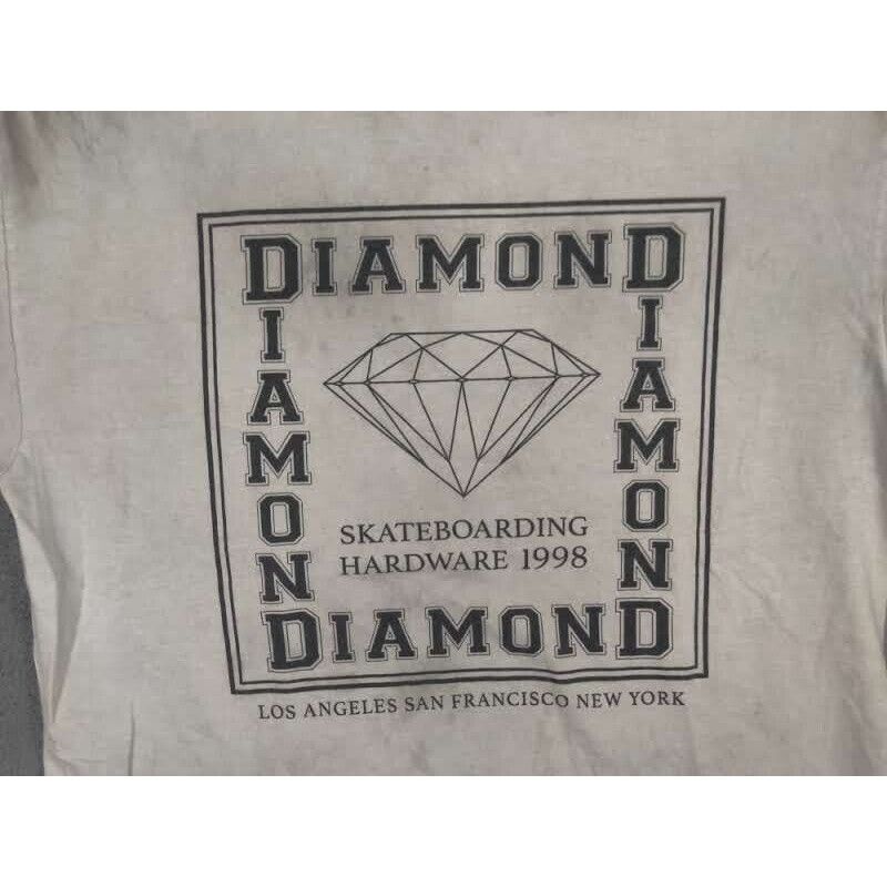 Diamond Supply Co. Diamond Supply Co Shirt Adult Mens Large White Skateboard Size US L / EU 52-54 / 3 - 2 Thumbnail