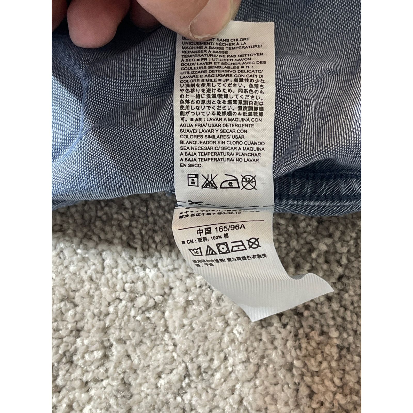 Gap Gap Dress Womens M Denim Popover Lyocell Long Sleeve Blue Size M / US 6-8 / IT 42-44 - 10 Thumbnail