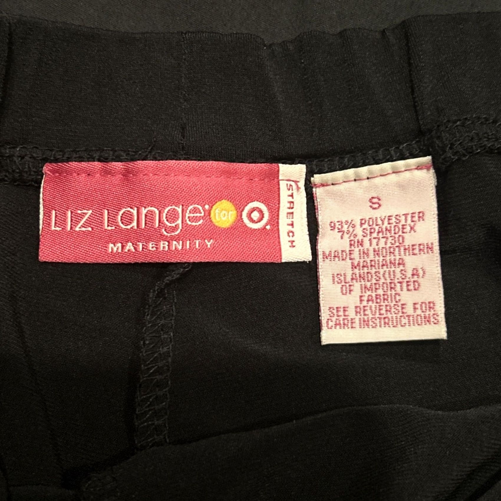 Vintage Liz Lange Maternity Black Pants Straight Leg Dress Pants Stretch Women S Pants Inseam 32 in 29” Waist Polyester Ponte Casual Size 28" / US 6 / IT 42 - 2 Thumbnail