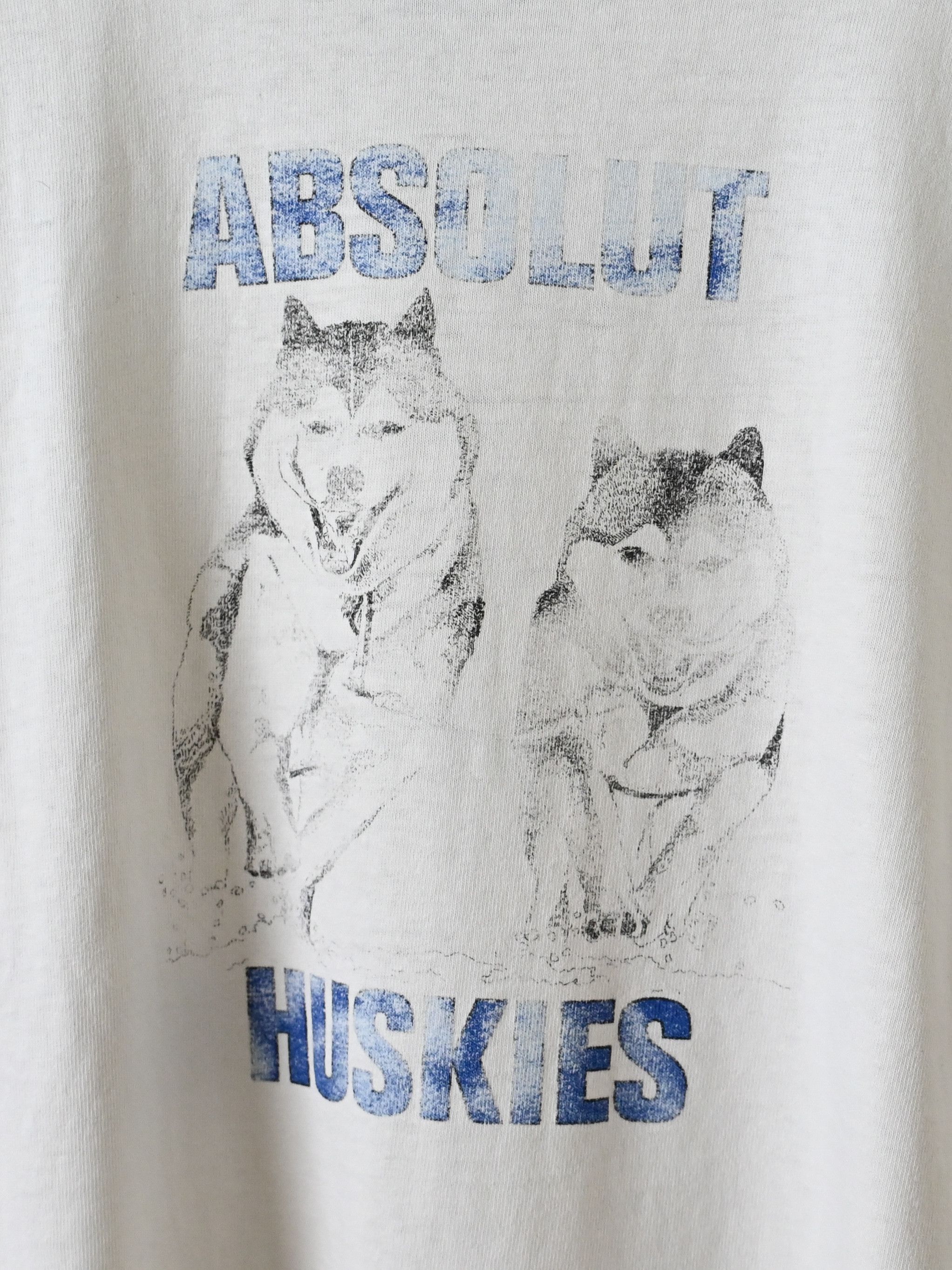 Vintage Absolut Huskies Tee Size US L / EU 52-54 / 3 - 4 Thumbnail