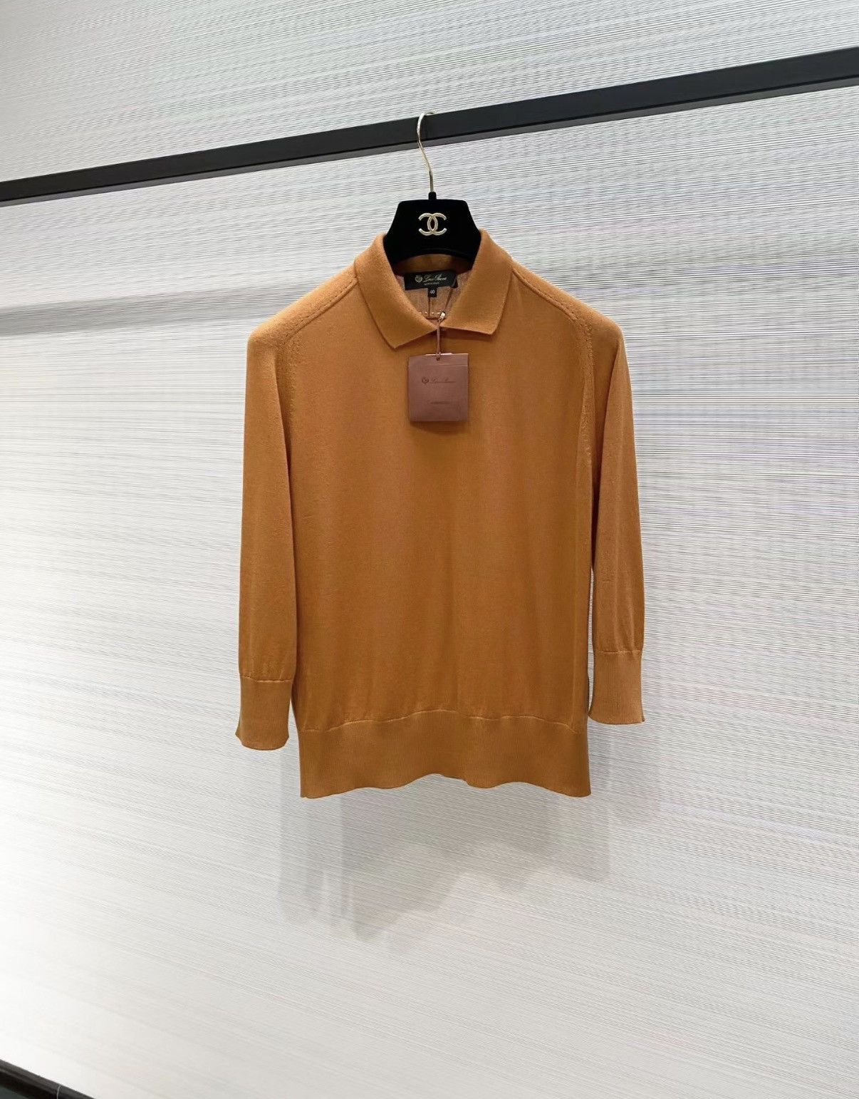 Loro Piana Loro Piana Wool & Silk Blend Polo Neck Knit Sweater J33 Size S / US 4 / IT 40 - 1 Thumbnail