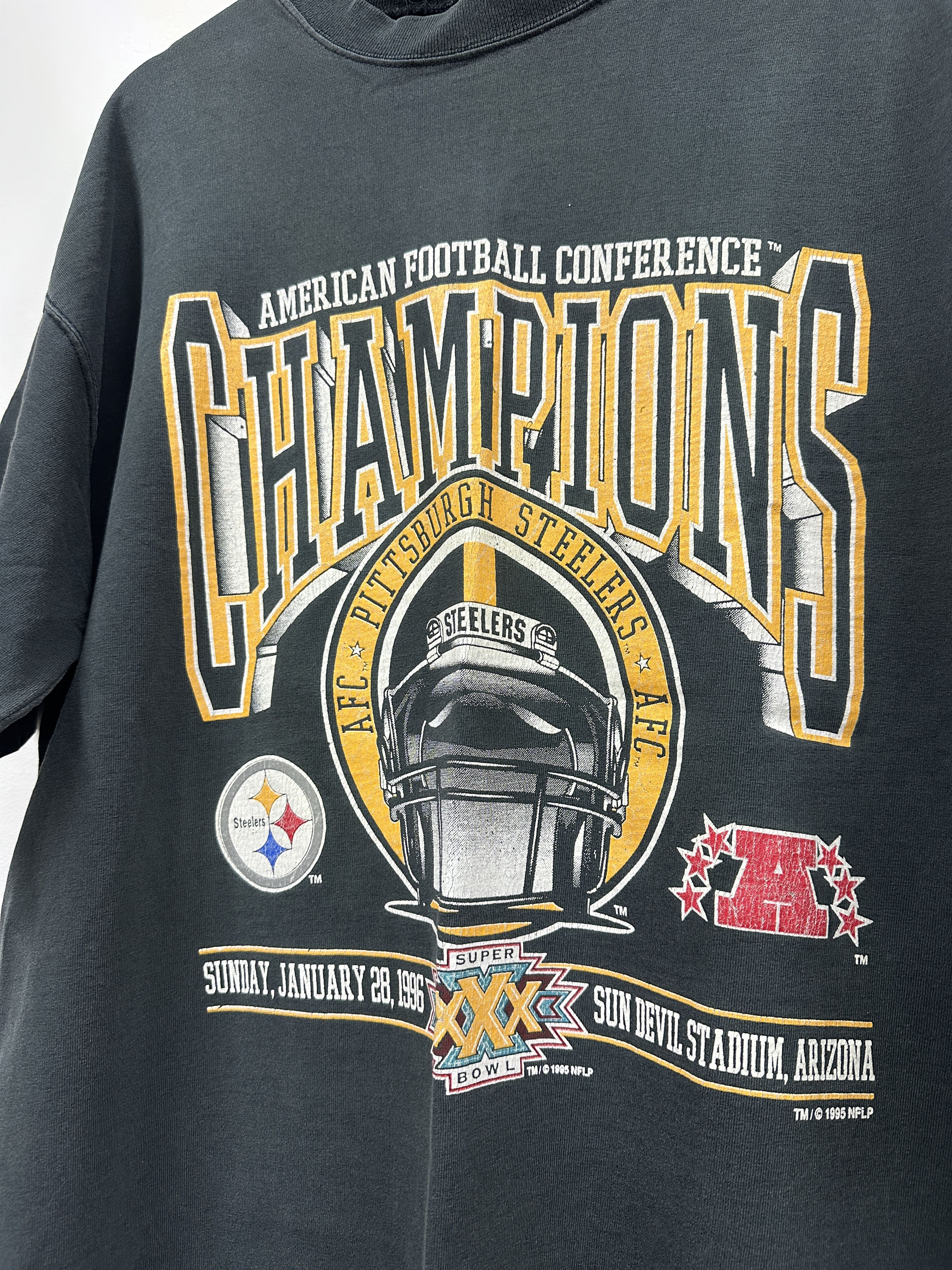 Other Vintage 1995 Steelers AFC Champions Tee - Super Bowl XXX Size US XXL / EU 58 / 5 - 2 Thumbnail