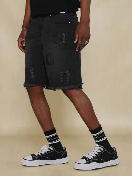 Jean Denim Jeans DRIP Shorts Jorts Size US 32 / EU 48 - 3 Thumbnail