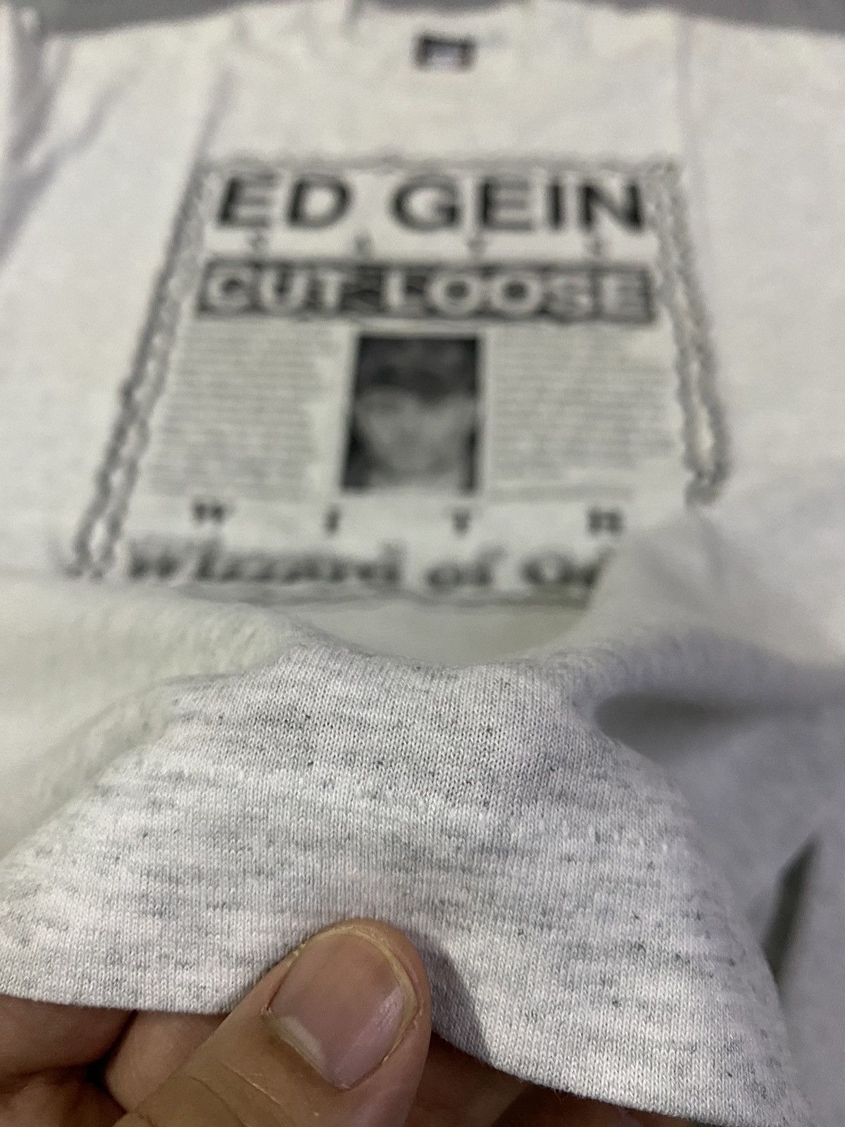 Vintage Vintage 80s Ed Gein Serial Killer T-Shirt Size US XXL / EU 58 / 5 - 15 Thumbnail