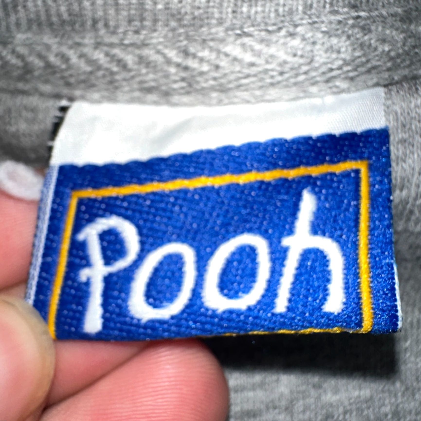 Vintage VINTAGE Pooh Sweatshirt Unisex Adults XL Crew Neck Embroidered Gray 90s Real Bears Never Ask Graphic Print Pooh VTG Size US XL / EU 56 / 4 - 6 Thumbnail