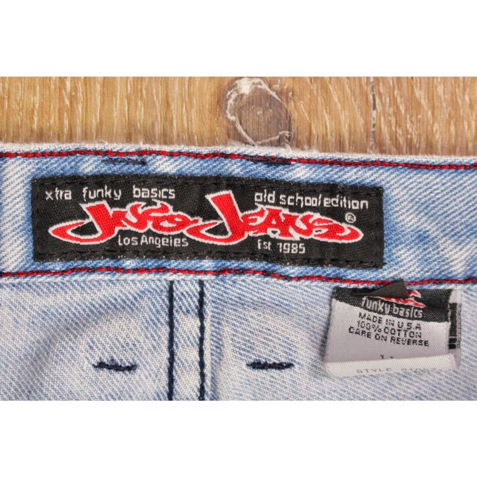 JNCO JNCO Women's 1990s VTG Wide Leg Jeans Sz 11 31x32 Light Wash Blue 90s CasualMens Womens? Size 24" / US 00 / IT 34 - 6 Thumbnail
