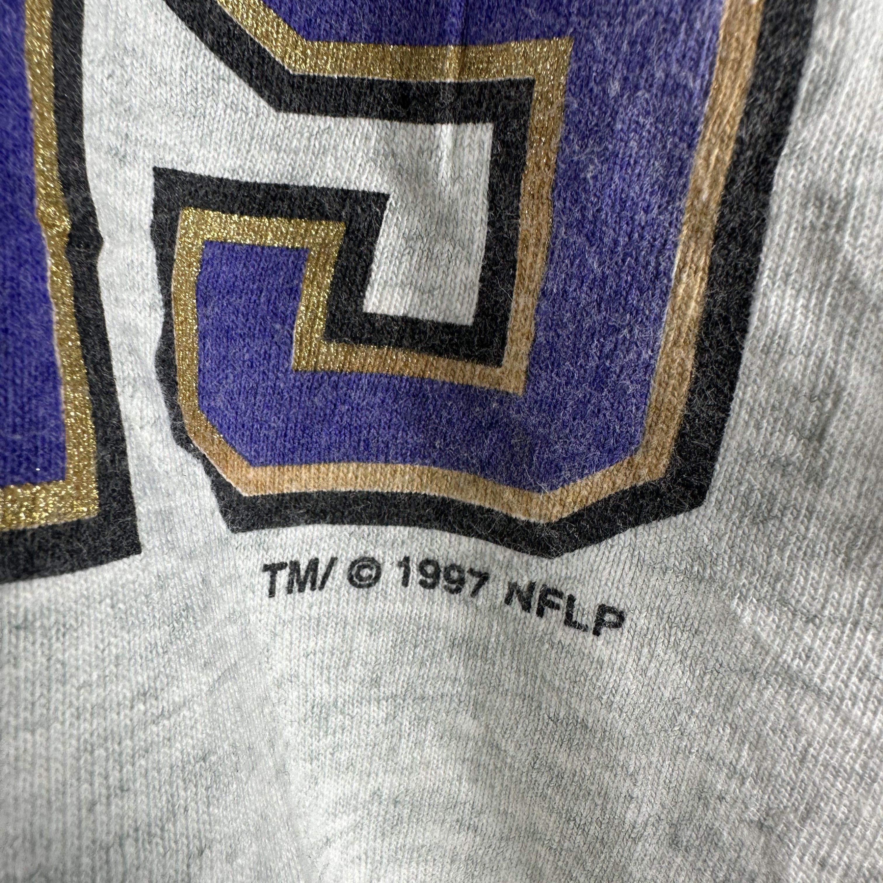 Vintage ​Vintage 1997 Baltimore Ravens Football NFL XL T-shirt Size US XL / EU 56 / 4 - 3 Thumbnail