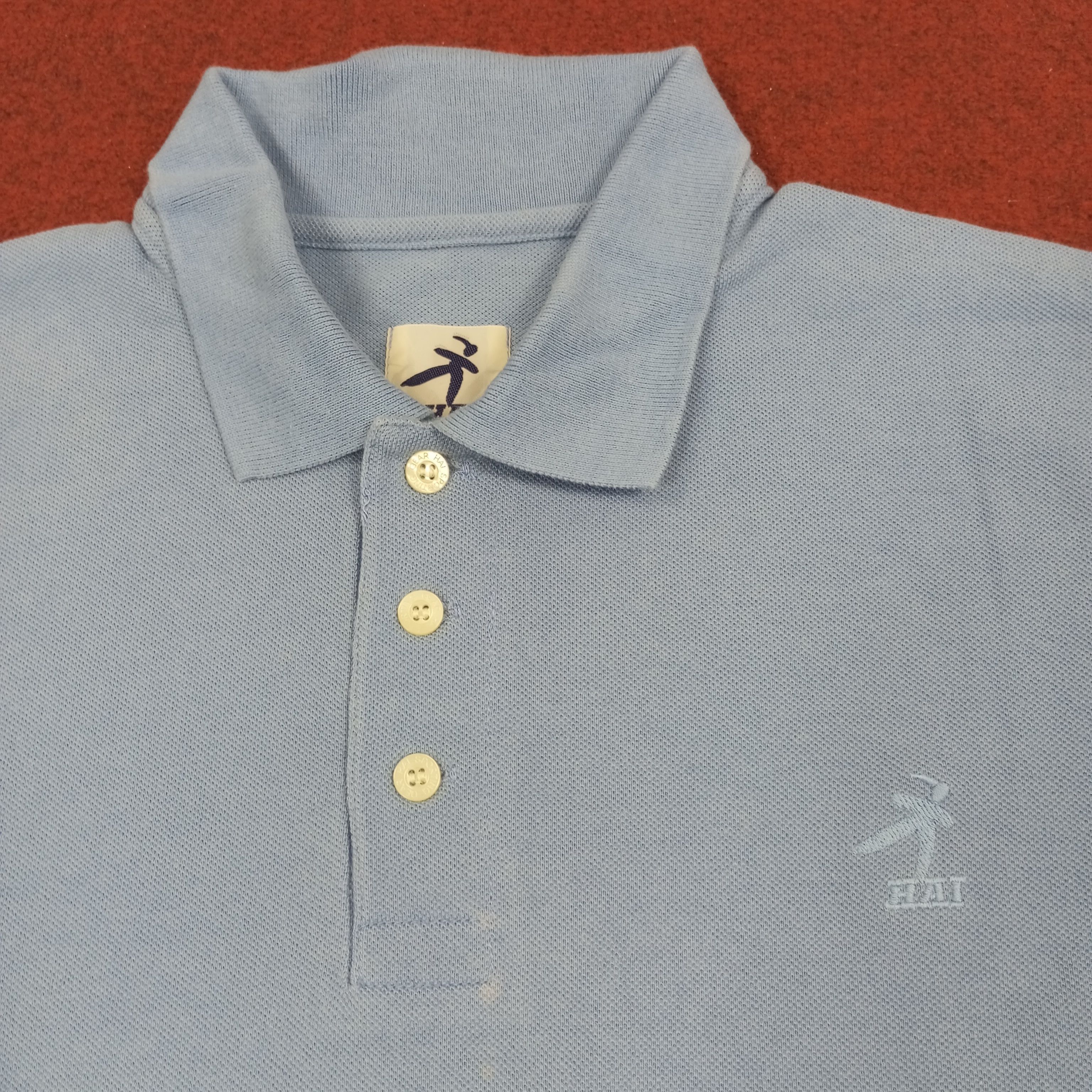 Hai Sporting Gear × Issey Miyake × Vintage Hai Sporting Gear by Issey Miyake Japanese Designer Polos Size US M / EU 48-50 / 2 - 2 Thumbnail