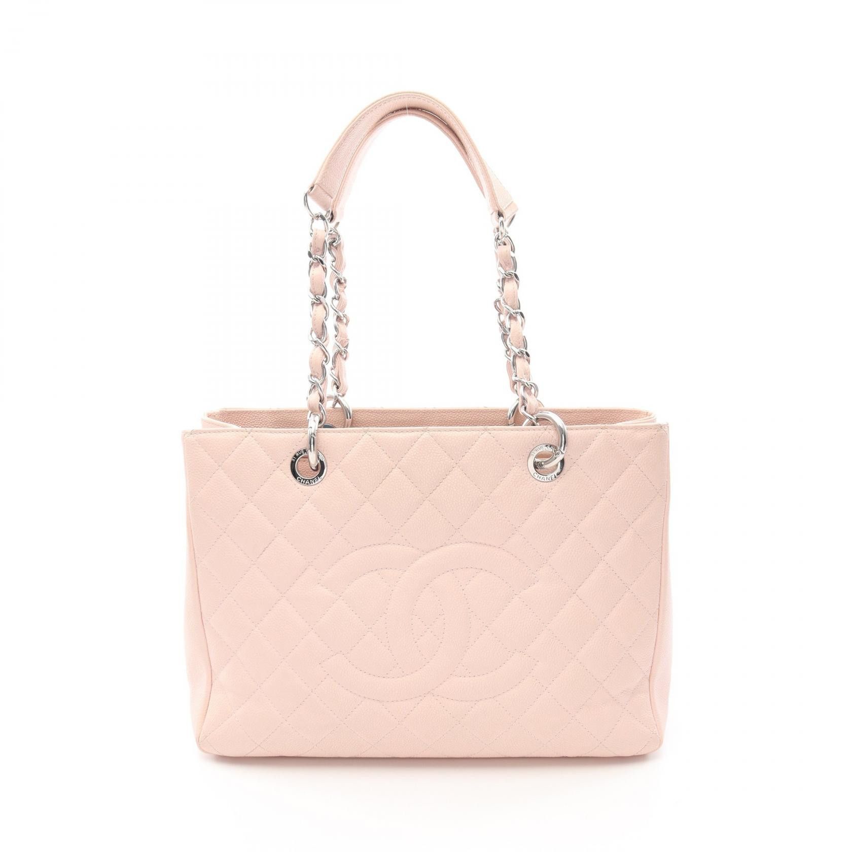 Chanel Chanel Chanel Matelasse Grand Shopping Tote Bag Caviar Skin Tote Bag Leather Tote Bag A50995 Size ONE SIZE - 1 Thumbnail