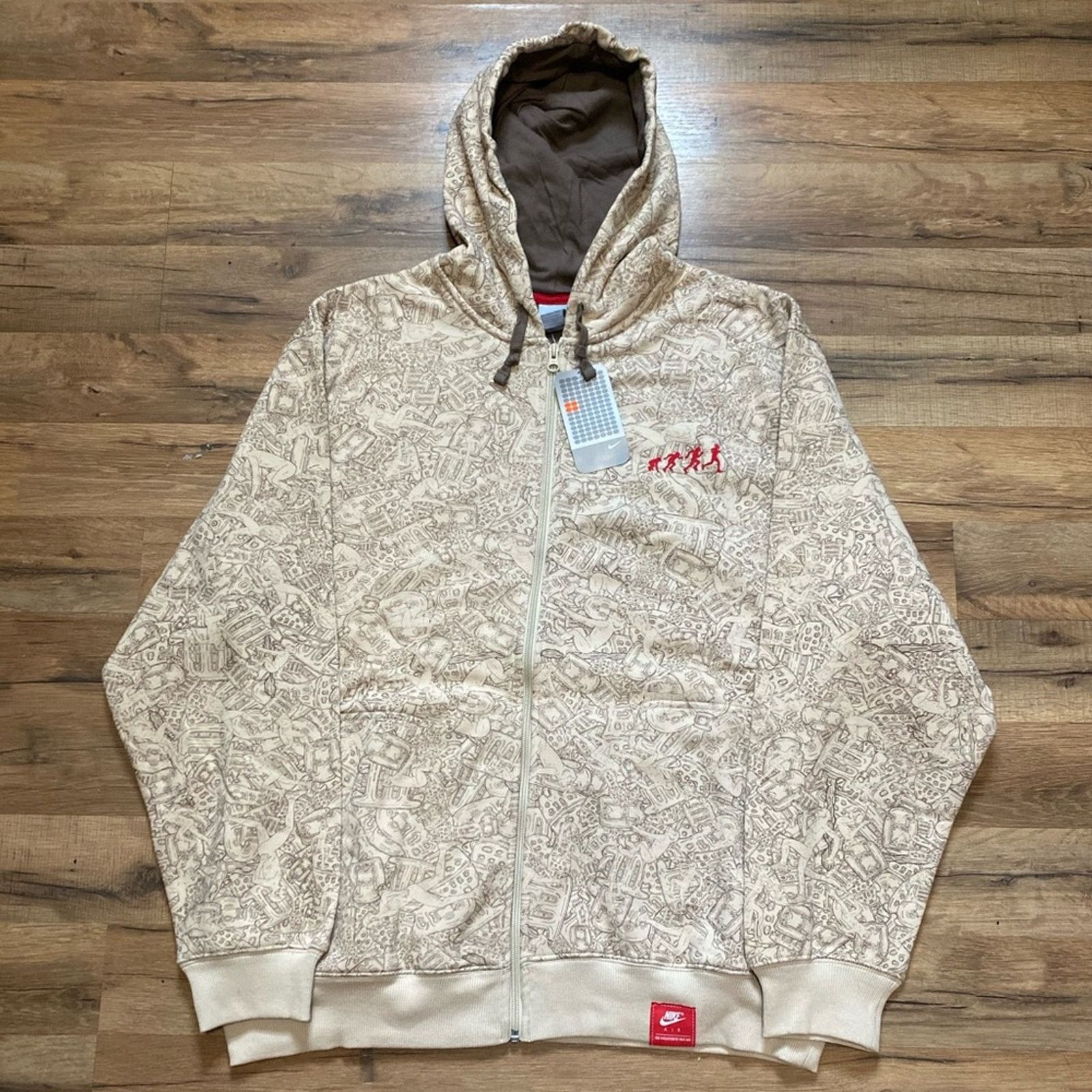 Nike 2005 Nike The Evolution Of Max Air Zip Up Hoodie Size US XL / EU 56 / 4 - 1 Thumbnail
