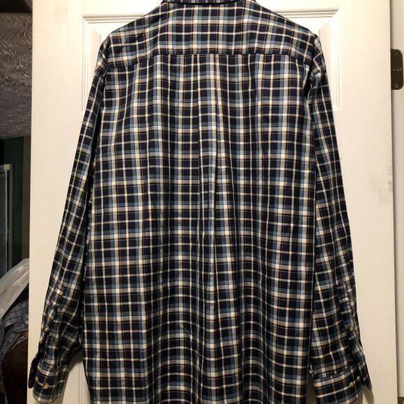 Jos. A. Bank Jos.a.bank men's cotton plaid casual shirt size: XXL Size US XXL / EU 58 / 5 - 4 Thumbnail