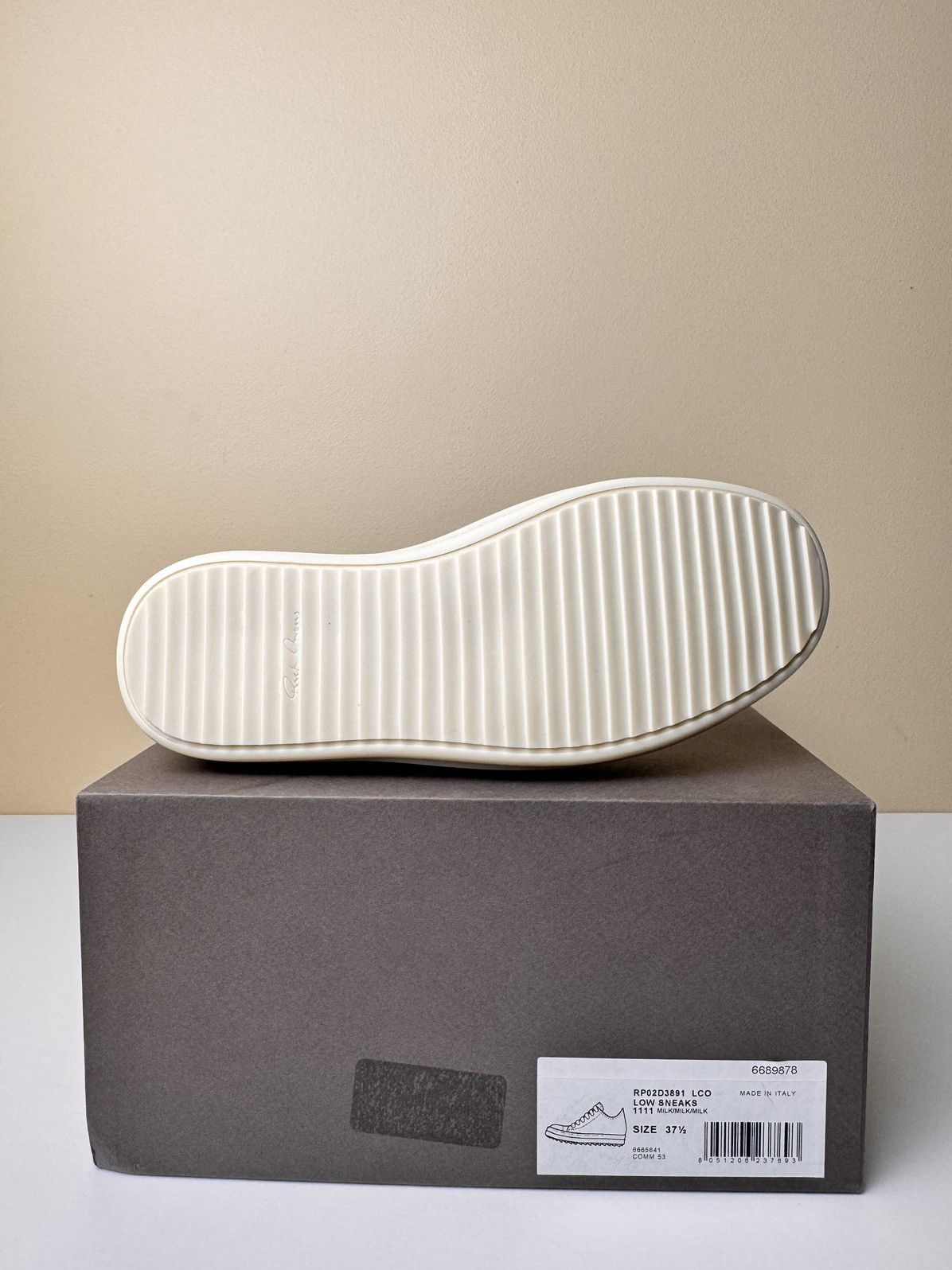 Rick Owens Rick Owens Mainline Porterville Ramones - Milk Size US 7.5 / IT 37.5 - 7 Thumbnail