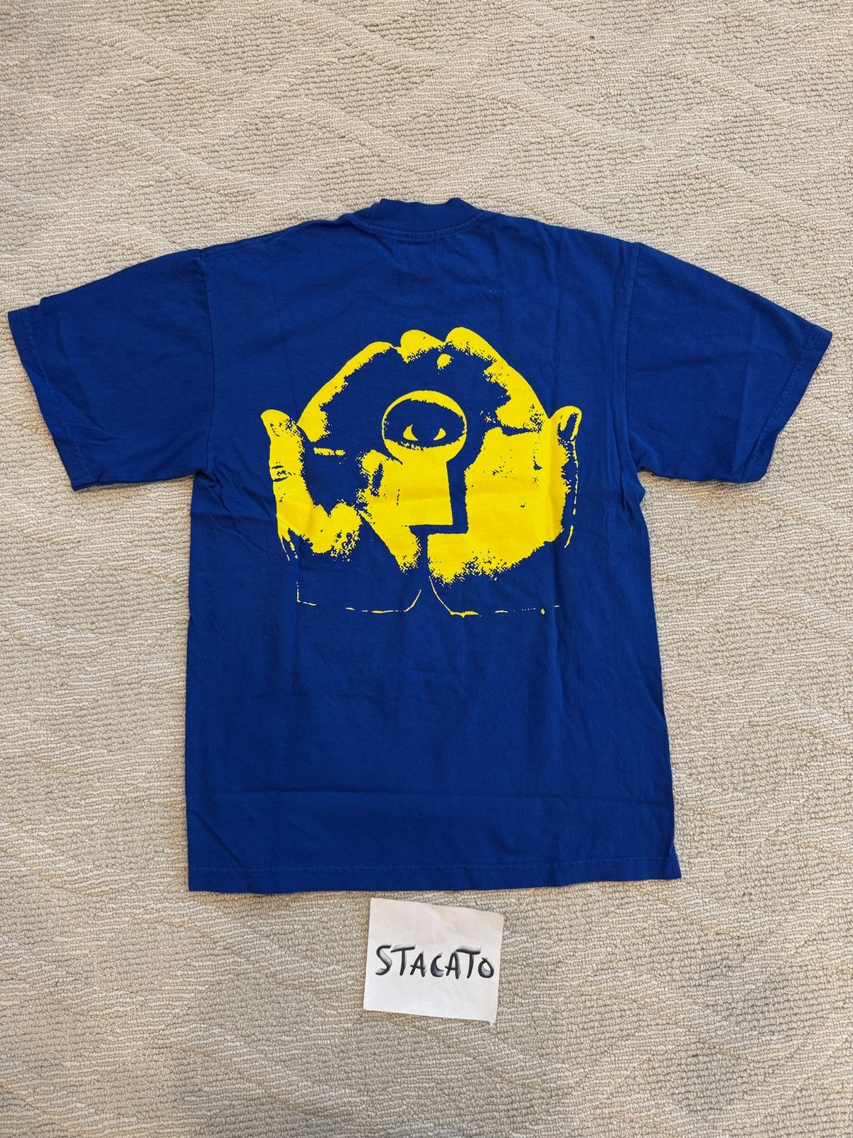 Psychworld × Vintage Psychworld Vintage Eye Blue / Yellow Tee Size US S / EU 44-46 / 1 - 3 Thumbnail