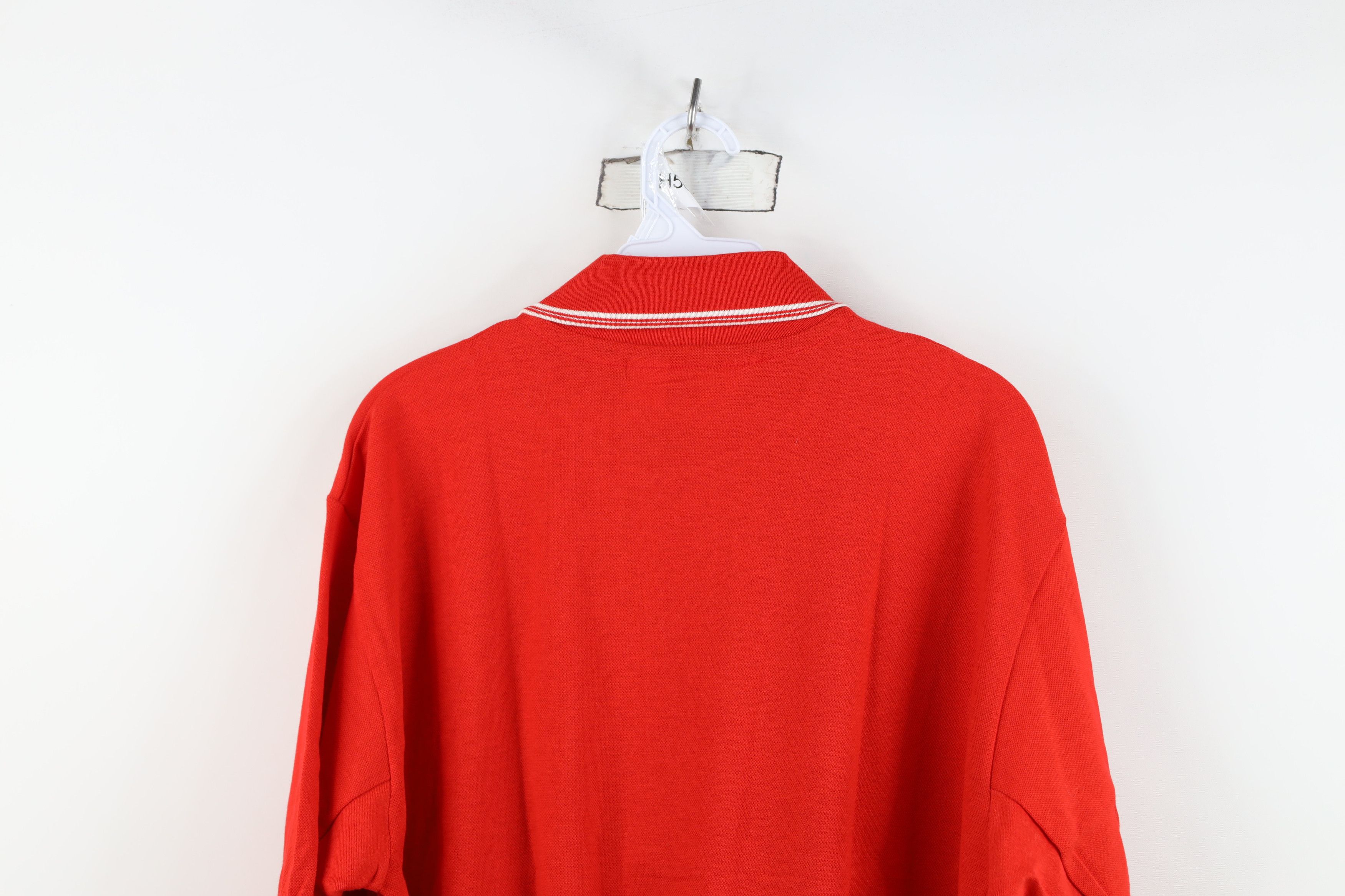 Vintage Vintage 70s 80s Knit Collared Tennis Golf Polo Shirt USA Size US XL / EU 56 / 4 - 13 Thumbnail