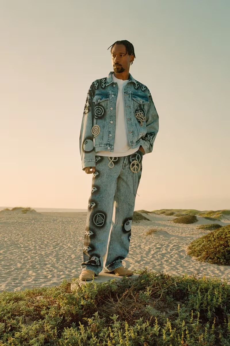 Dries Van Noten × Stussy TRUCKER JACKET DENIM Size US XL / EU 56 / 4 - 3 Thumbnail