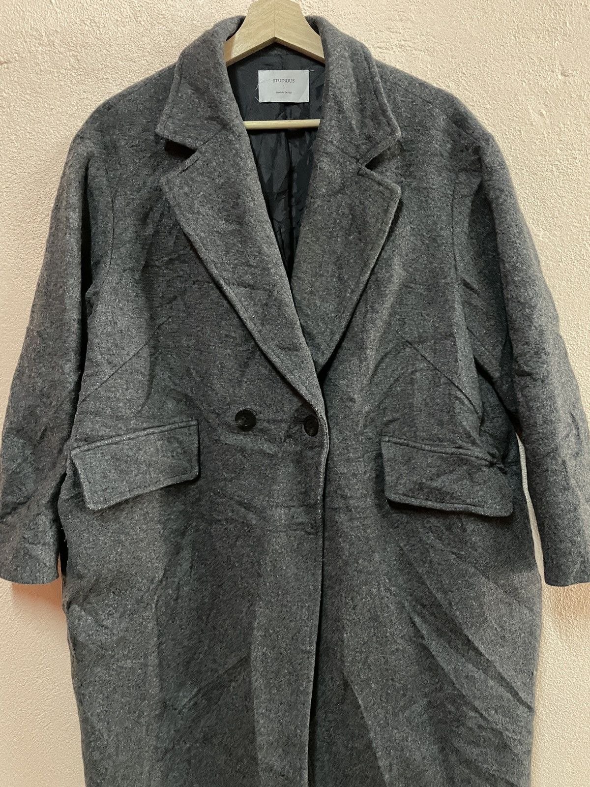 STUDIOUS Studious Japan Trench coat American winter Military WWII Size US L / EU 52-54 / 3 - 5 Thumbnail