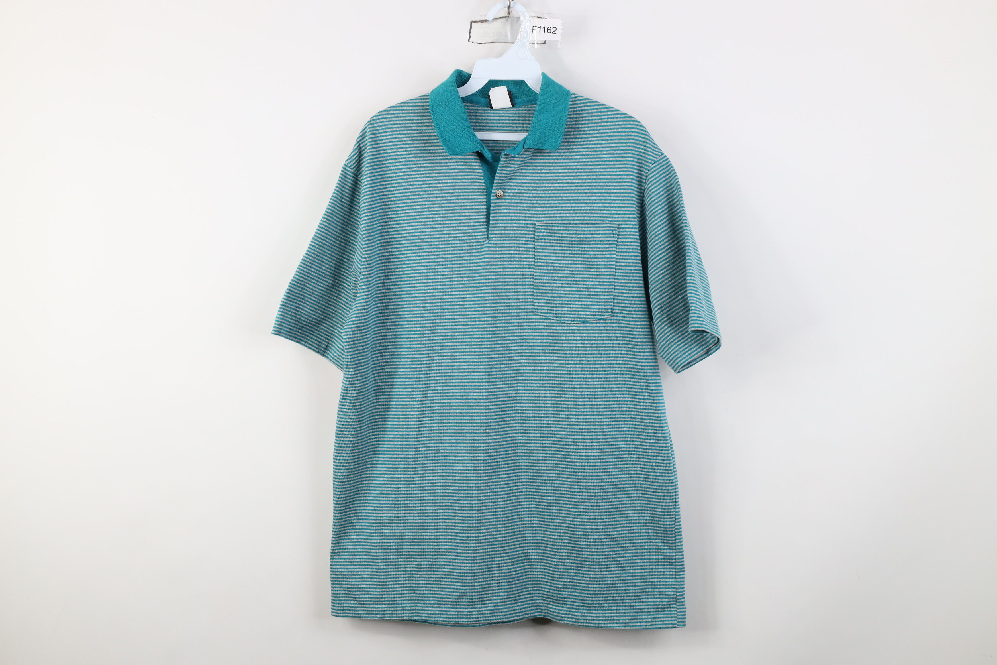 Vintage Vintage 70s Streetwear Knit Short Sleeve Golf Polo Shirt USA Size US L / EU 52-54 / 3 - 1 Thumbnail