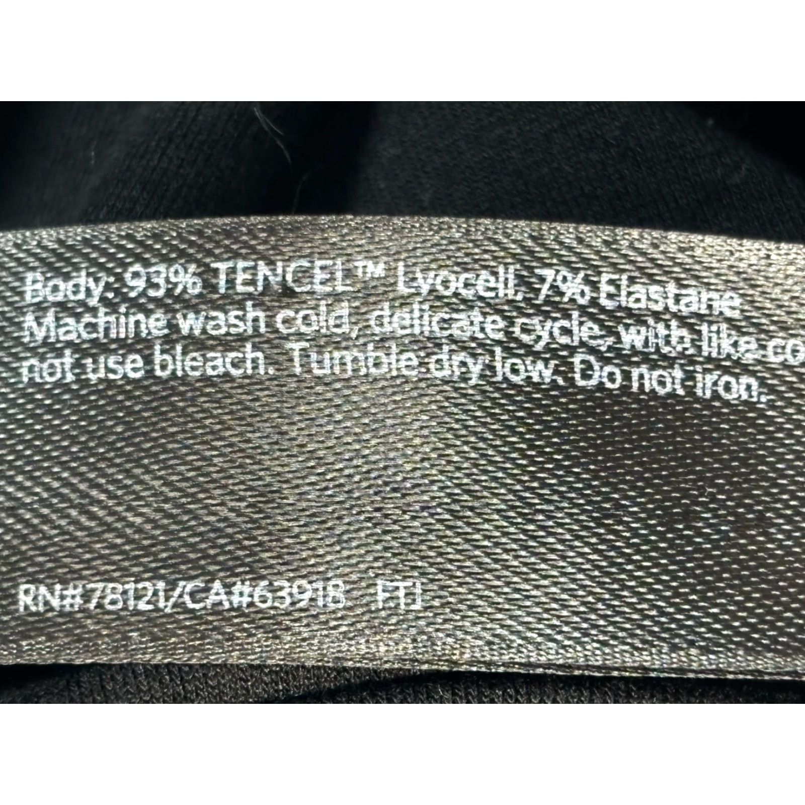 Eileen Fisher VINTAGE Eileen Fisher T-Shirt Tunic Womens Large Black Tencel Blend Minimal Capsule Basic Dolman Sleeve Round Neck Pullover Short Sleeve Casual Womens Size L / US 10 / IT 46 - 7 Thumbnail