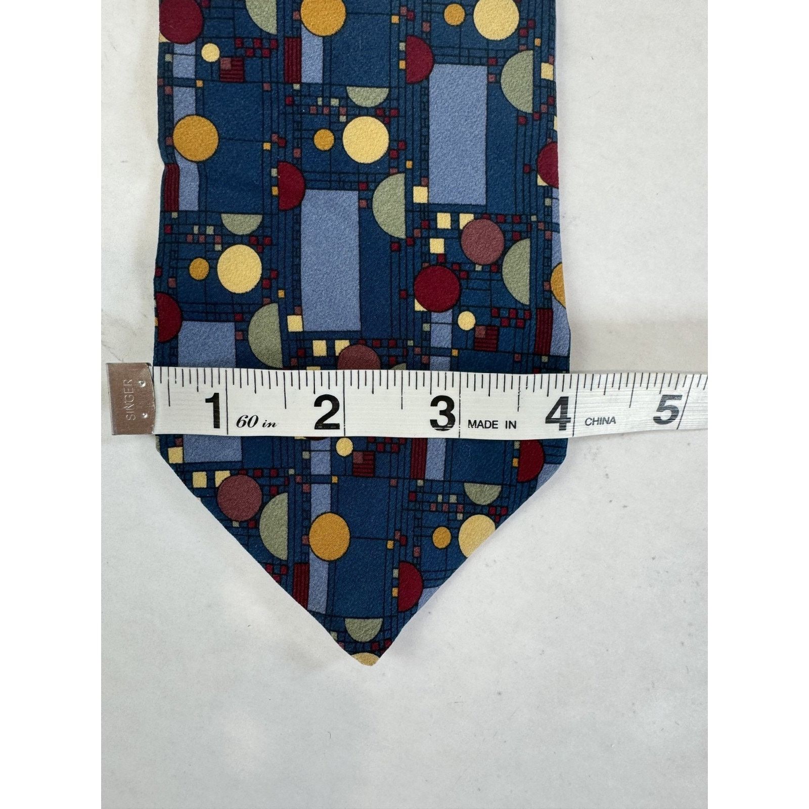Other VTG Frank Lloyd Wright Tie 100% Silk Made Italy Confetti Size ONE SIZE - 7 Thumbnail