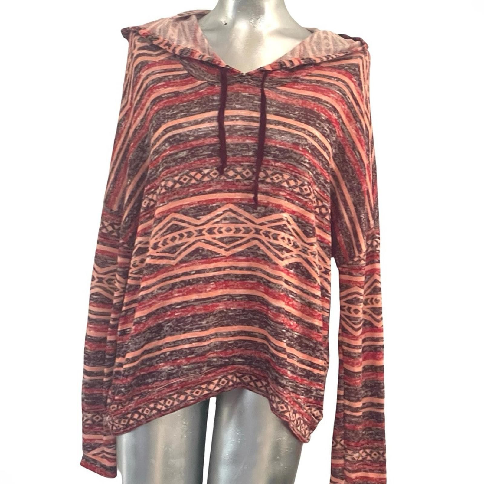Other Hooked Up by IOT Multicolor Knit Sweater size L Size L / US 10 / IT 46 - 1 Thumbnail