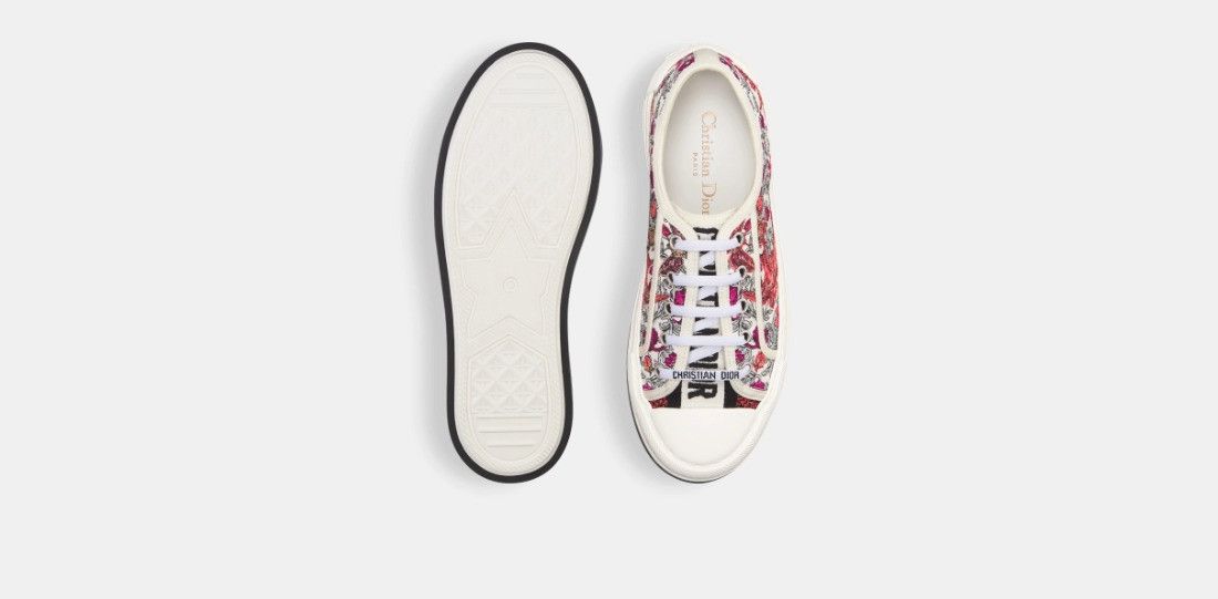 Dior o1w1db11025 KCK385 Platform Low-Top Sneakers in Multicolor Size US 7 / IT 37 - 4 Thumbnail