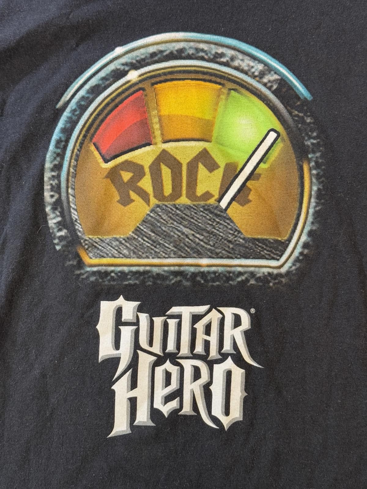 Hanes Y2K Guitar Hero T-shirt Video Game Rock Meter I Rock - S Size US S / EU 44-46 / 1 - 4 Thumbnail