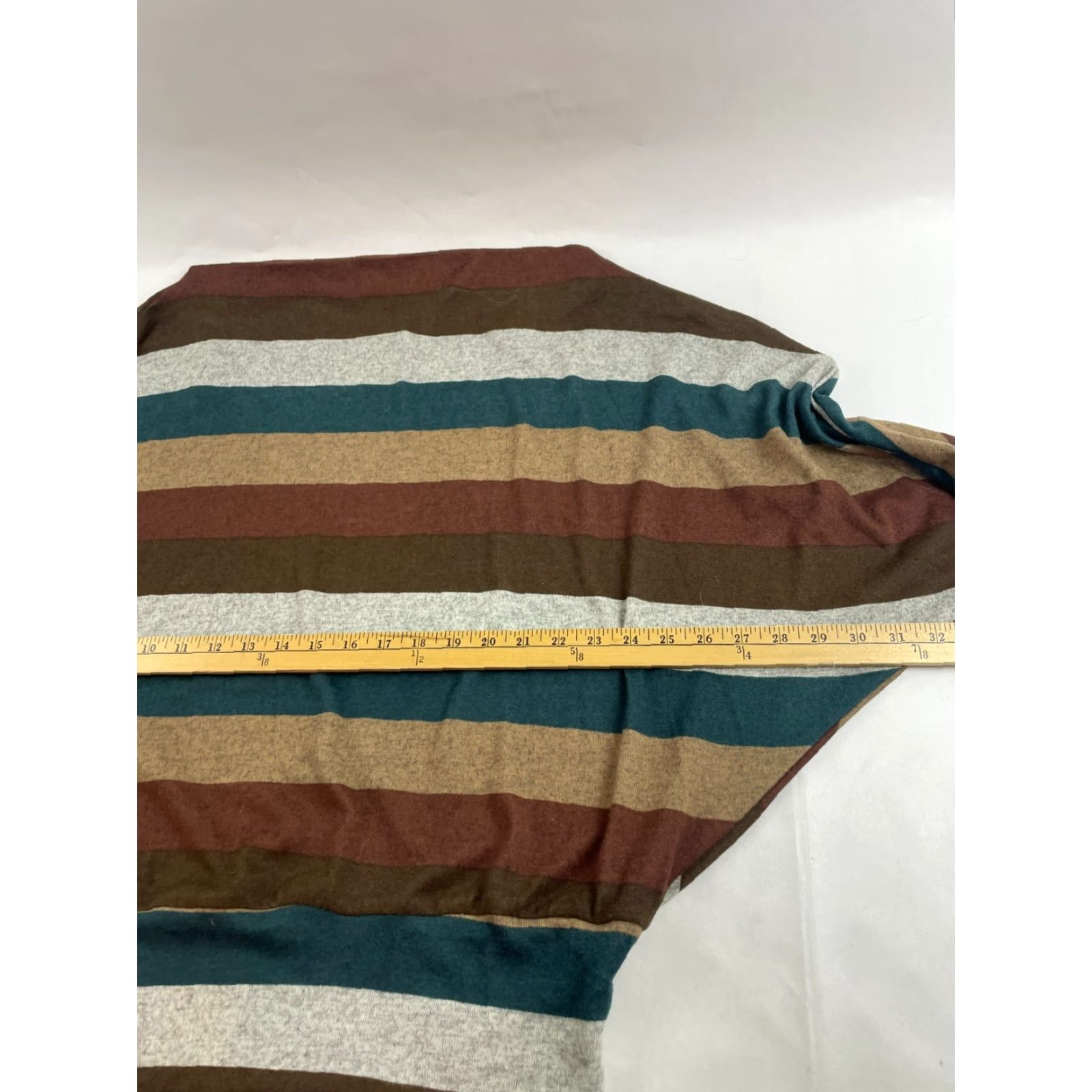 Vintage Main Strip Sweater Womens 3/4 Dolman Sleeve Boat Neck Striped Size M Size M / US 6-8 / IT 42-44 - 3 Thumbnail