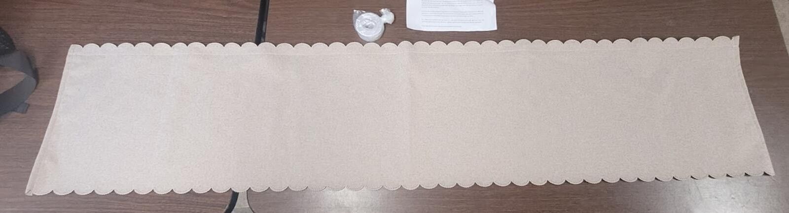 Genetic Manipulation Shinichiro Kuriya Gray Scalloped Window Treatment - 12x60 Inch Fun Size ONE SIZE - 1 Thumbnail