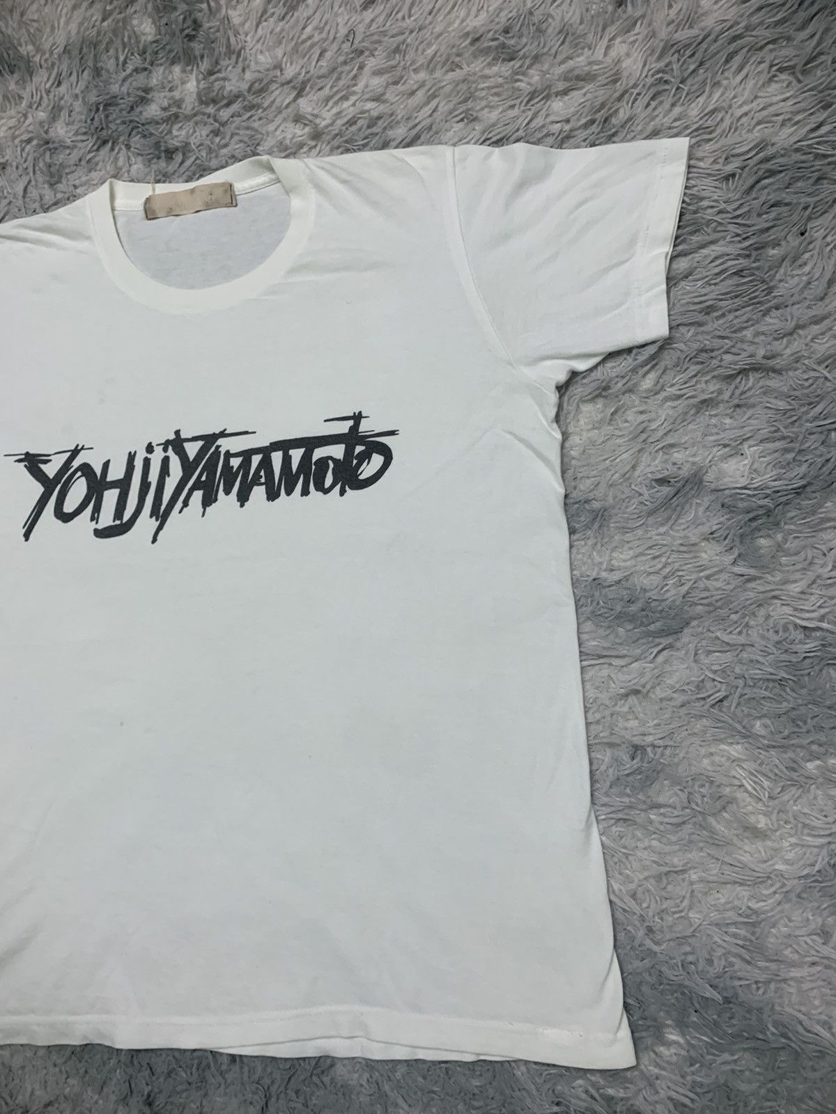 Ground Y GROUND Y BY YOHJI YAMAMOTO T SHIRT SPELL OUT RARE Size US L / EU 52-54 / 3 - 4 Thumbnail