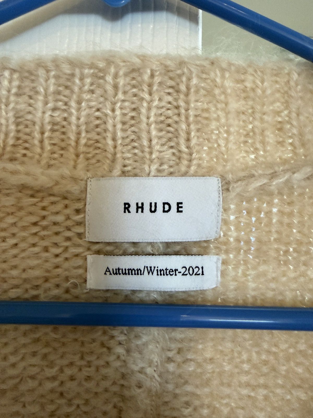 Rhude RHUDE Monte Carlo Cashmere Wool Melange Knit Cardigan Size US L / EU 52-54 / 3 - 5 Thumbnail