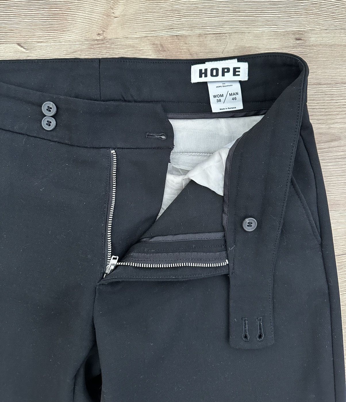 Hope HOPE Stockholm – Unisex Flared Pants (WOM 38 / MAN 46) Size 27" / US 4 / IT 40 - 6 Thumbnail