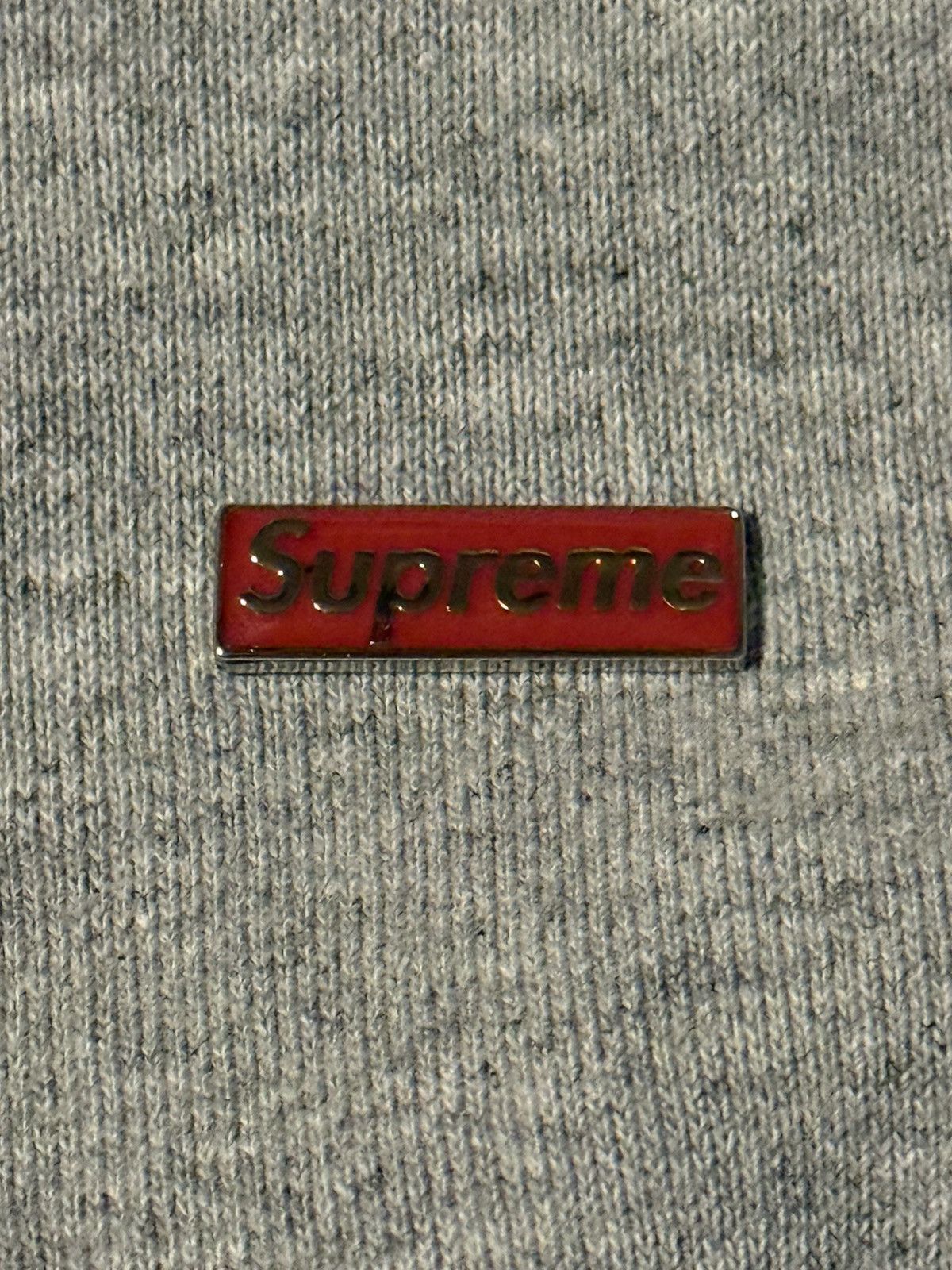 Supreme Supreme Enamel Small Box Logo Hoodie Heather Grey SS22 VNDS Size US XL / EU 56 / 4 - 6 Thumbnail