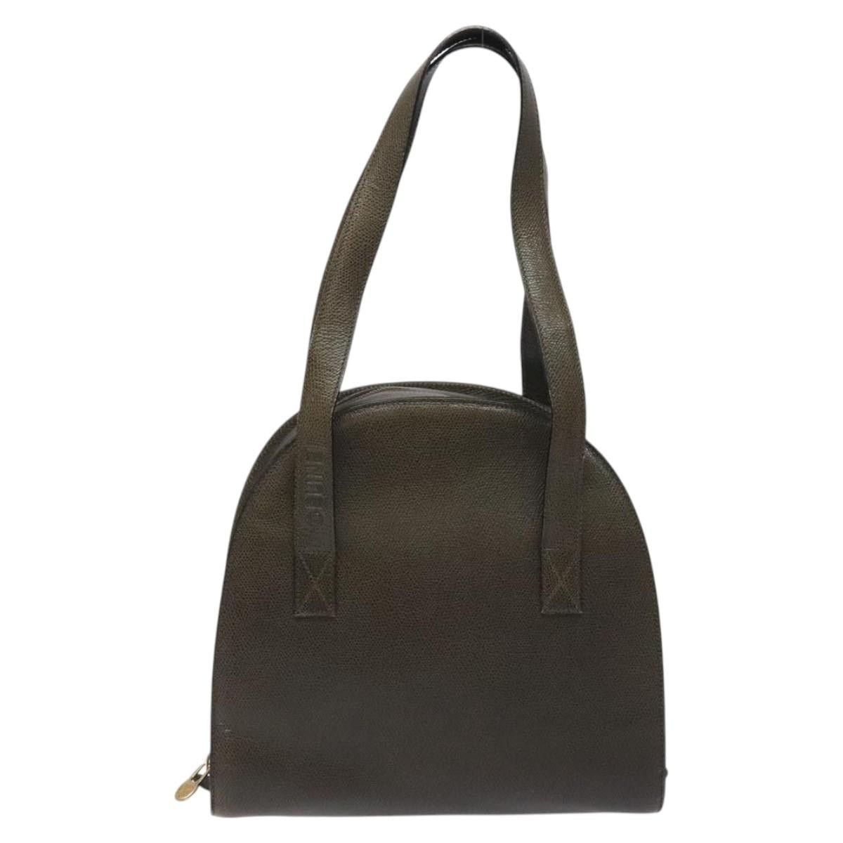 Celine CELINE Shoulder Bag Leather Green Gold Size ONE SIZE - 2 Thumbnail