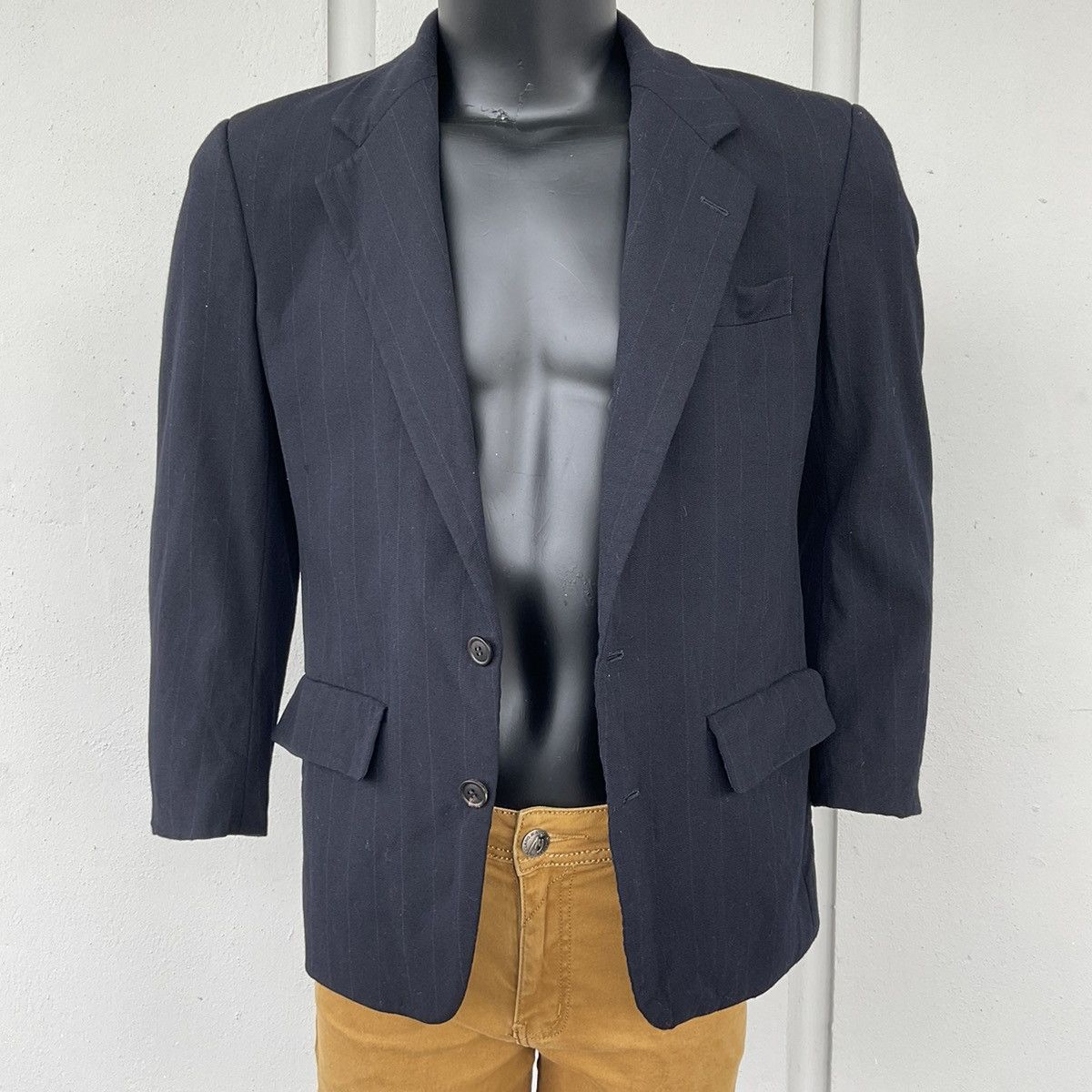 Designer × Moschino Moschino Tailored Jacket Wool black Size 42R - 2 Thumbnail