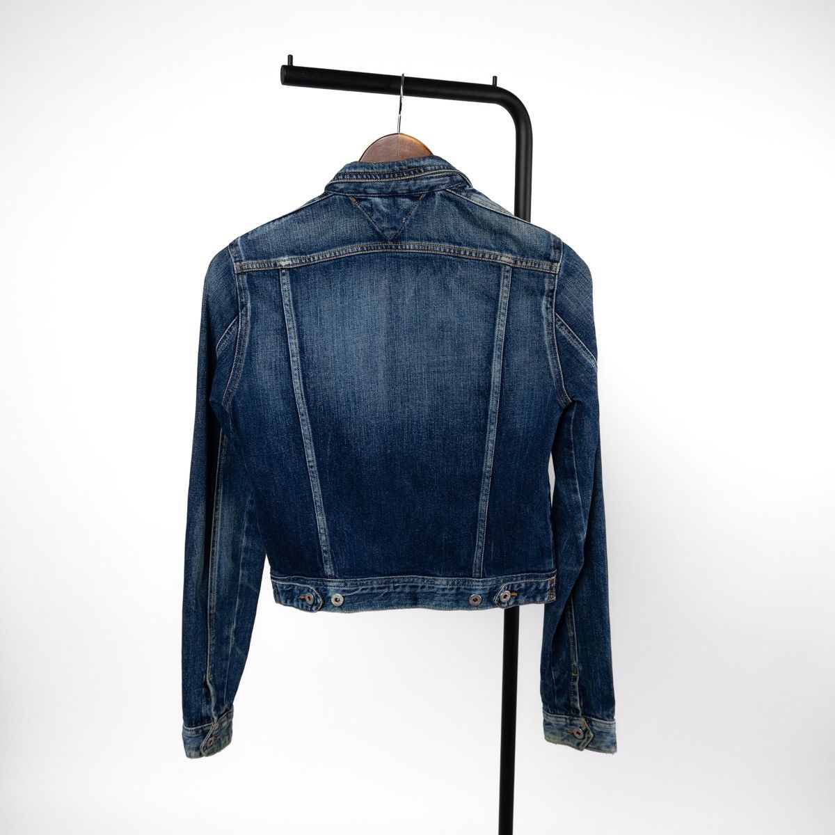Tommy Hilfiger Tommy Hilfiger Wmns Denim Jacket Blue Classic Fitted Button Size S / US 4 / IT 40 - 2 Thumbnail