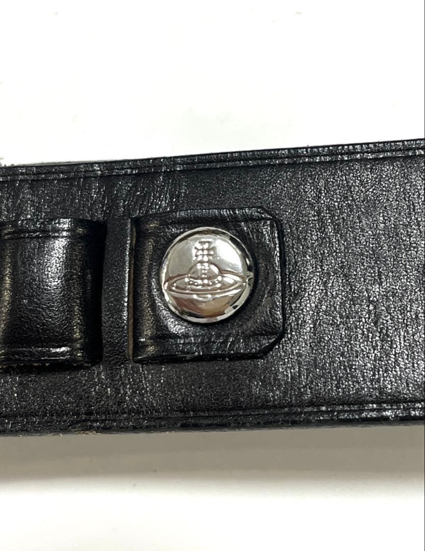 Vivienne Westwood Vivienne Westwood Man Orb Military Men's Belt Black Size ONE SIZE - 5 Thumbnail