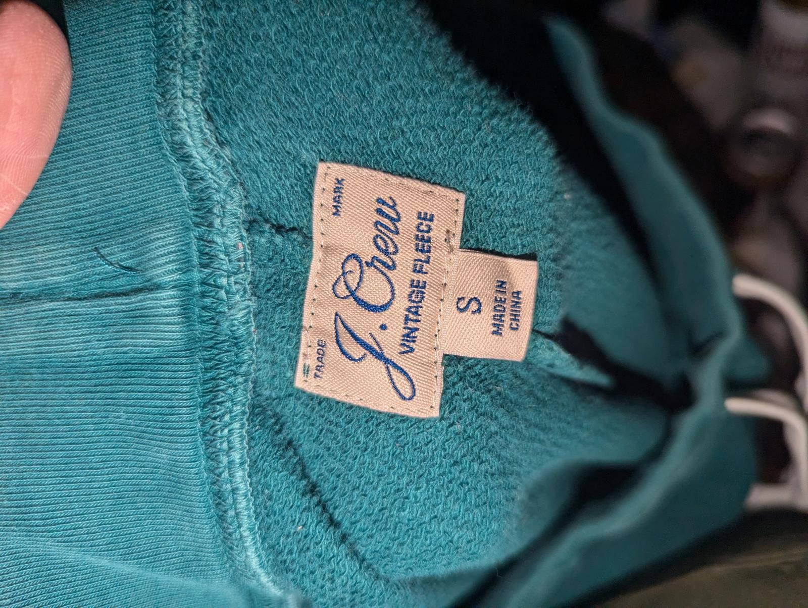 J.Crew J. Crew Fleece Re-Imagined by J. Crew Teal Sweatpants Small Size US 30 / EU 46 - 5 Thumbnail